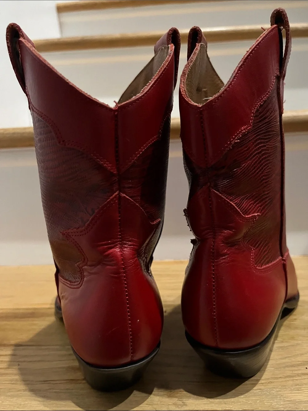 Kids Red Western Cowboy Boots - Classic Cowboy Style